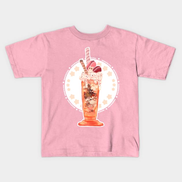 Meowpolitan Kids T-Shirt by cosmicloak